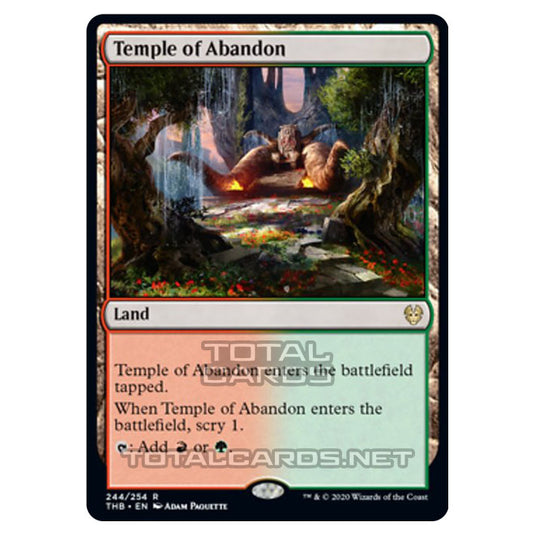 Magic The Gathering - Theros Beyond Death - Temple of Abandon - 244/254