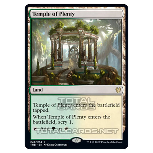 Magic The Gathering - Theros Beyond Death - Temple of Plenty - 248/254