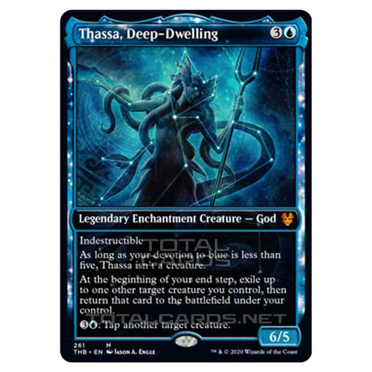 Magic The Gathering - Theros Beyond Death - Thassa, Deep-Dwelling - 261/254