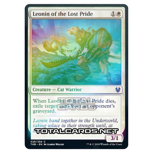 Magic The Gathering - Theros Beyond Death - Leonin of the Lost Pride - 28/254 (Foil)