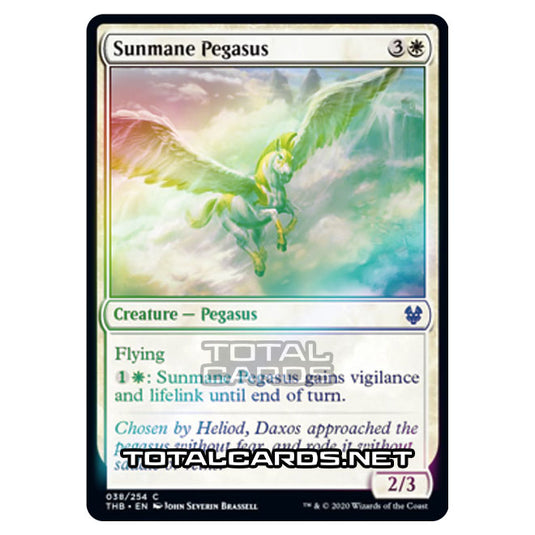 Magic The Gathering - Theros Beyond Death - Sunmane Pegasus - 38/254 (Foil)