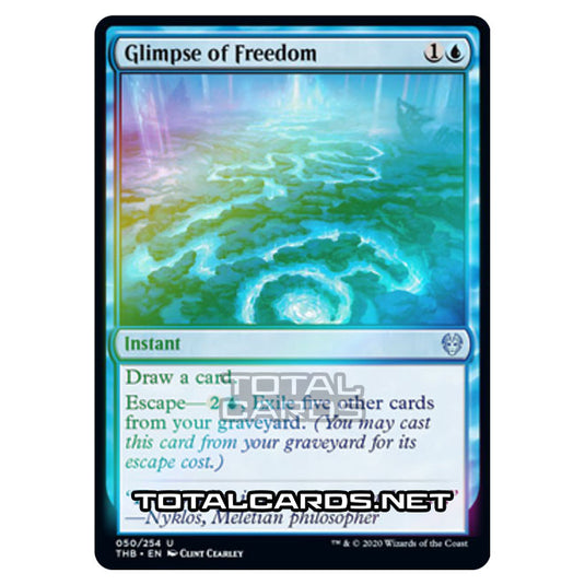 Magic The Gathering - Theros Beyond Death - Glimpse of Freedom - 50/254 (Foil)