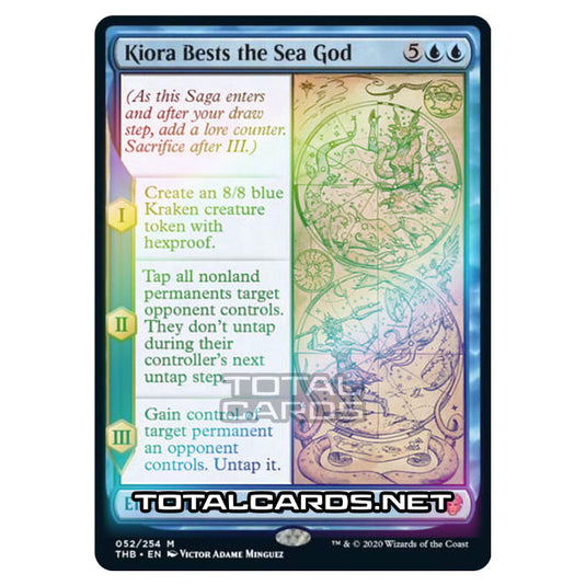 Magic The Gathering - Theros Beyond Death - Kiora Bests the Sea God - 52/254 (Foil)