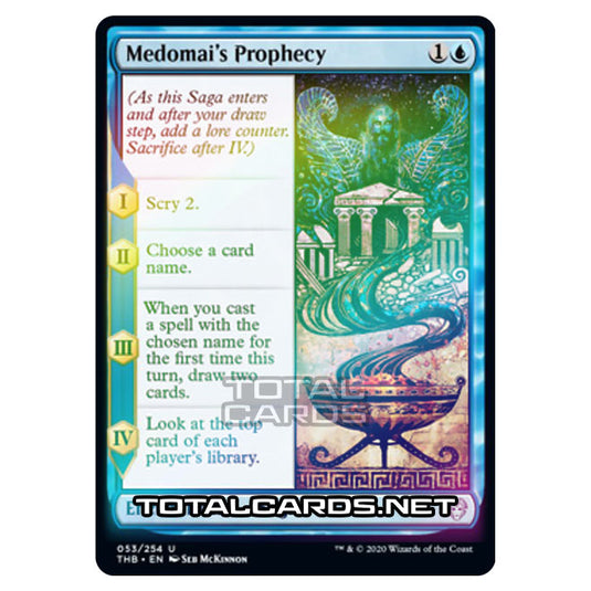 Magic The Gathering - Theros Beyond Death - Medomai's Prophecy - 53/254 (Foil)