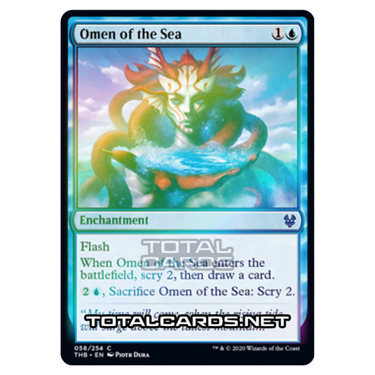 Magic The Gathering - Theros Beyond Death - Omen of the Sea - 58/254 (Foil)