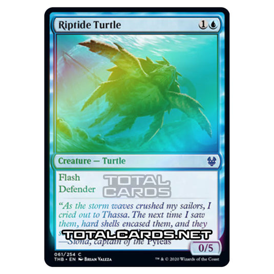 Magic The Gathering - Theros Beyond Death - Riptide Turtle - 61/254 (Foil)