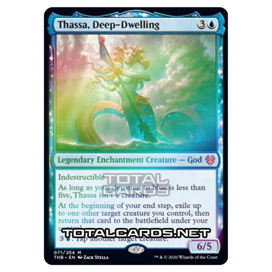 Magic The Gathering - Theros Beyond Death - Thassa, Deep-Dwelling - 71/254 (Foil)