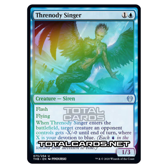 Magic The Gathering - Theros Beyond Death - Threnody Singer - 75/254 (Foil)