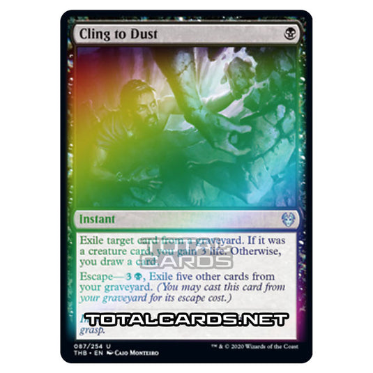 Magic The Gathering - Theros Beyond Death - Cling to Dust - 87/254 (Foil)