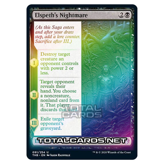 Magic The Gathering - Theros Beyond Death - Elspeth's Nightmare - 91/254 (Foil)