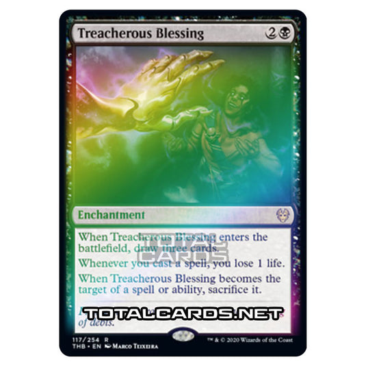 Magic The Gathering - Theros Beyond Death - Treacherous Blessing - 117/254 (Foil)