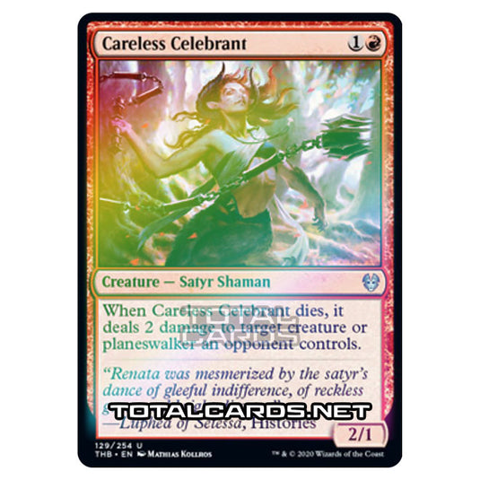 Magic The Gathering - Theros Beyond Death - Careless Celebrant - 129/254 (Foil)