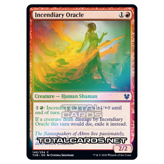 Magic The Gathering - Theros Beyond Death - Incendiary Oracle - 140/254 (Foil)