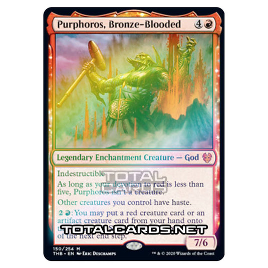 Magic The Gathering - Theros Beyond Death - Purphoros, Bronze-Blooded - 150/254 (Foil)