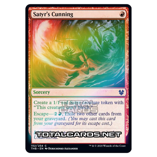 Magic The Gathering - Theros Beyond Death - Satyr's Cunning - 152/254 (Foil)