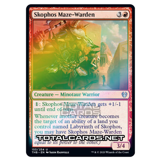 Magic The Gathering - Theros Beyond Death - Skophos Maze-Warden - 153/254 (Foil)