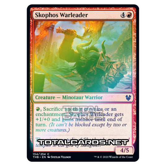 Magic The Gathering - Theros Beyond Death - Skophos Warleader - 154/254 (Foil)