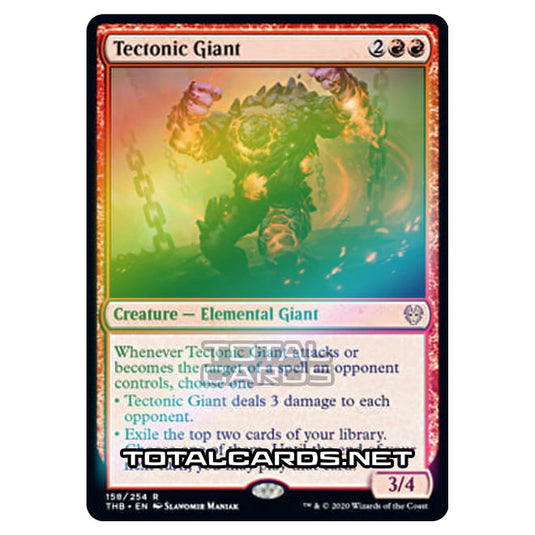 Magic The Gathering - Theros Beyond Death - Tectonic Giant - 158/254 (Foil)