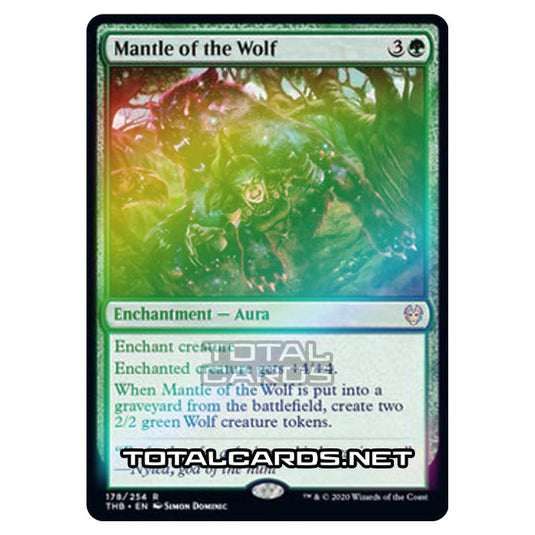 Magic The Gathering - Theros Beyond Death - Mantle of the Wolf - 178/254 (Foil)