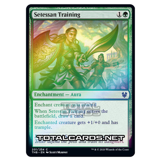 Magic The Gathering - Theros Beyond Death - Setessan Training - 201/254 (Foil)