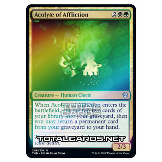 Magic The Gathering - Theros Beyond Death - Acolyte of Affliction - 206/254 (Foil)