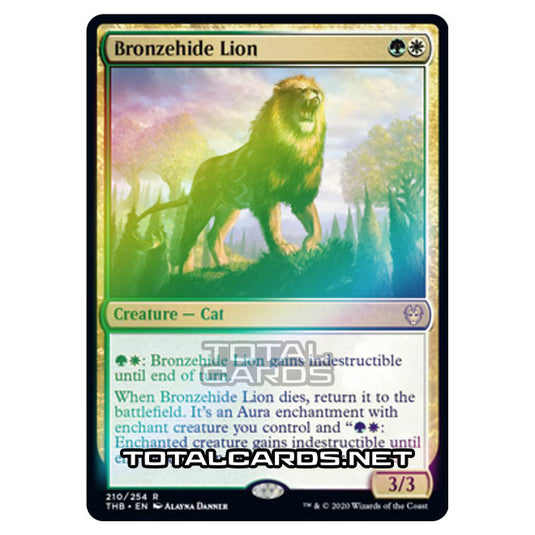 Magic The Gathering - Theros Beyond Death - Bronzehide Lion - 210/254 (Foil)