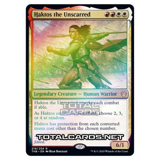 Magic The Gathering - Theros Beyond Death - Haktos the Unscarred - 218/254 (Foil)