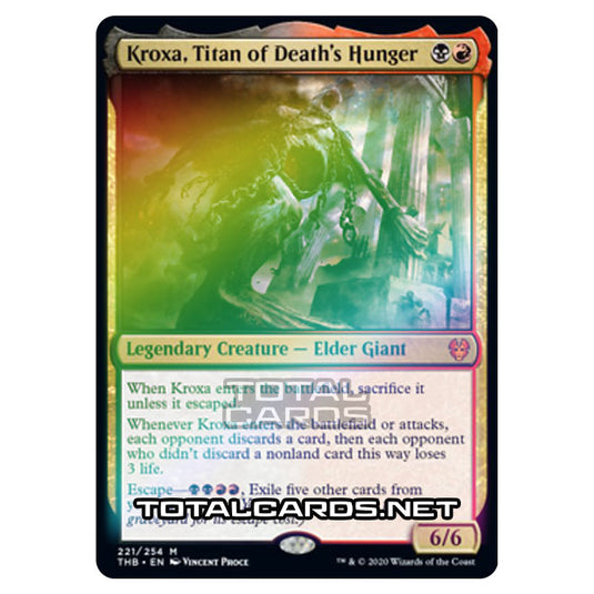 Magic The Gathering - Theros Beyond Death - Kroxa, Titan of Death's Hunger - 221/254 (Foil)