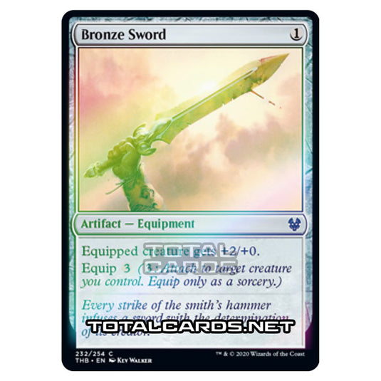 Magic The Gathering - Theros Beyond Death - Bronze Sword - 232/254 (Foil)