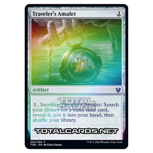 Magic The Gathering - Theros Beyond Death - Traveler's Amulet - 240/254 (Foil)