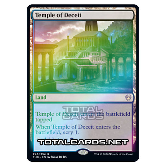 Magic The Gathering - Theros Beyond Death - Temple of Deceit - 245/254 (Foil)
