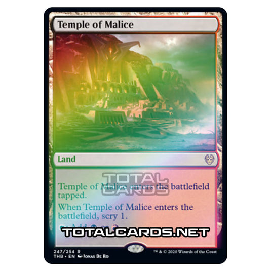 Magic The Gathering - Theros Beyond Death - Temple of Malice - 247/254 (Foil)