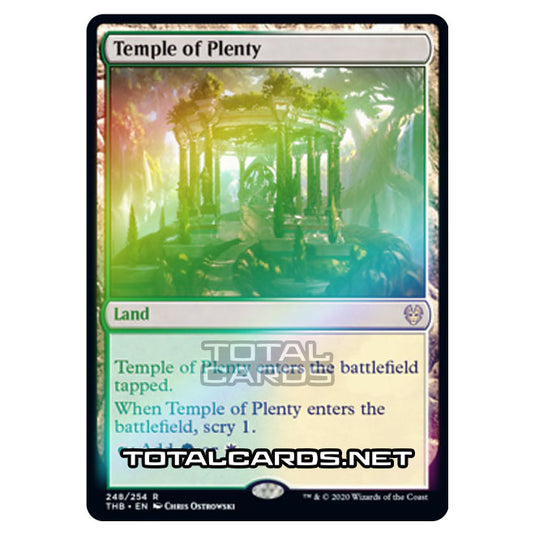 Magic The Gathering - Theros Beyond Death - Temple of Plenty - 248/254 (Foil)