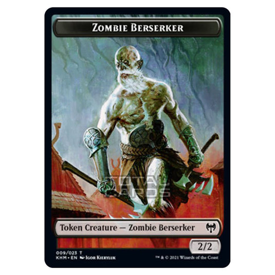 Magic The Gathering - Kaldheim - Tokens - Zombie Berserker - 9/23