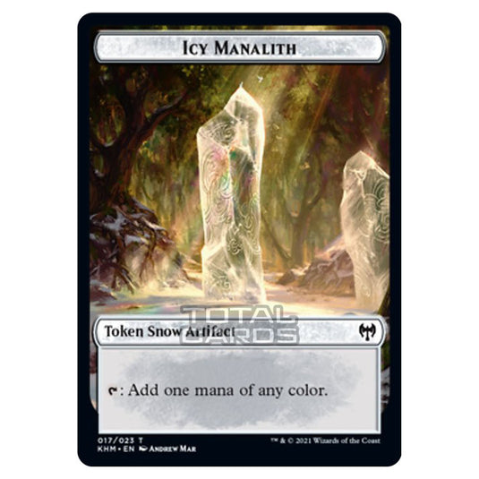 Magic The Gathering - Kaldheim - Tokens - Icy Manalith - 17/23