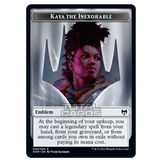 Magic The Gathering - Kaldheim - Tokens - Kaya the Inexorable Emblem - 20/23