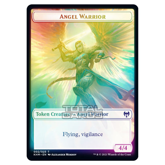 Magic The Gathering - Kaldheim - Tokens - Angel Warrior - 2/23 (Foil)