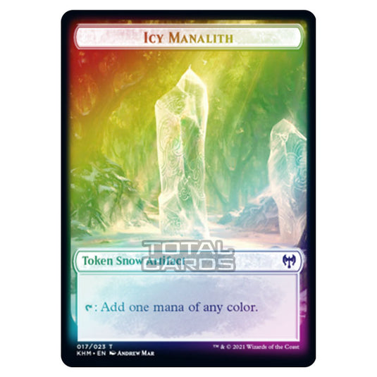 Magic The Gathering - Kaldheim - Tokens - Icy Manalith - 17/23 (Foil)