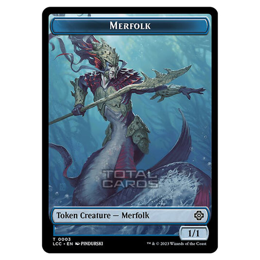 Magic The Gathering - The Lost Caverns of Ixalan - Commander Tokens - Merfolk - 0003