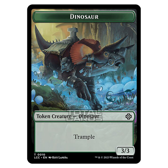 Magic The Gathering - The Lost Caverns of Ixalan - Commander Tokens - Dinosaur - 0010