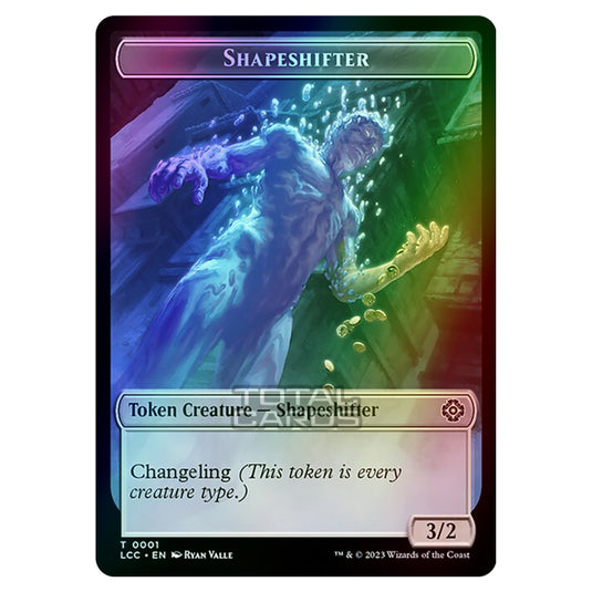 Magic The Gathering - The Lost Caverns of Ixalan - Commander Tokens - Shapeshifter - 0001 (Foil)