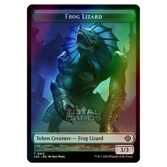 Magic The Gathering - The Lost Caverns of Ixalan - Commander Tokens - Frog Lizard - 0013 (Foil)