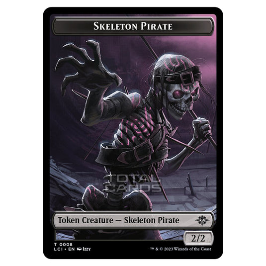 Magic The Gathering - The Lost Caverns of Ixalan - Tokens - Skeleton Pirate - 0008