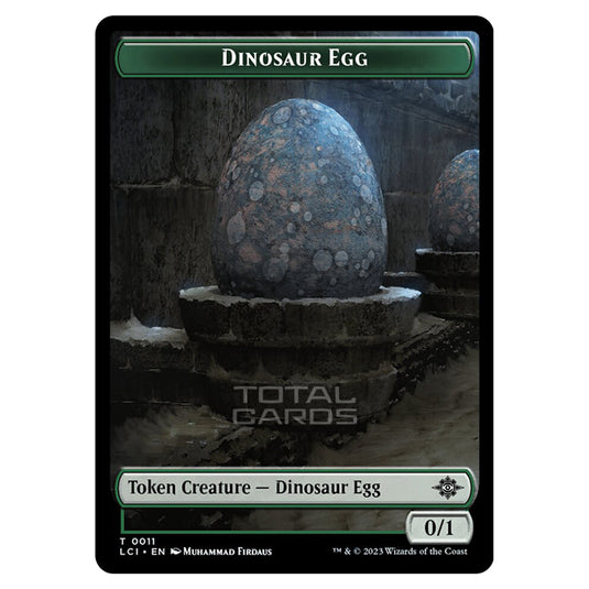 Magic The Gathering - The Lost Caverns of Ixalan - Tokens - Dinosaur Egg - 0011