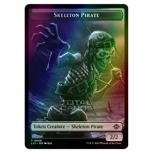 Magic The Gathering - The Lost Caverns of Ixalan - Tokens - Skeleton Pirate - 0008 (Foil)