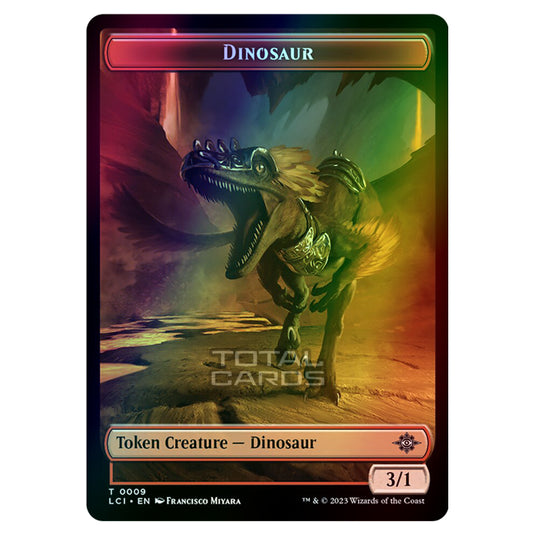 Magic The Gathering - The Lost Caverns of Ixalan - Tokens - Dinosaur - 0009 (Foil)