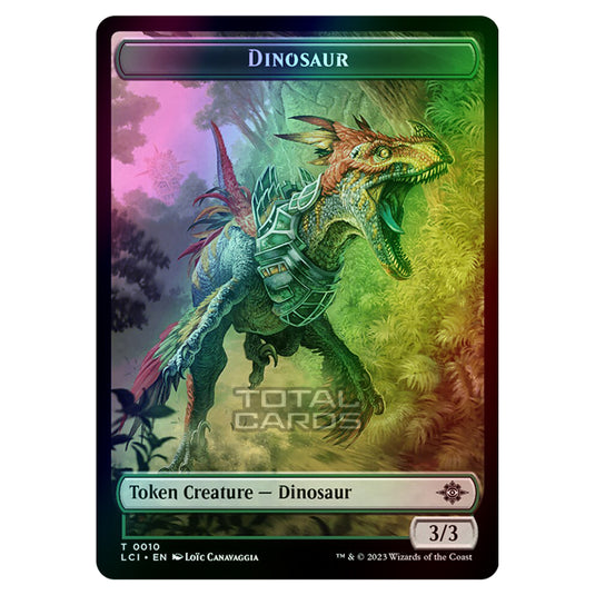 Magic The Gathering - The Lost Caverns of Ixalan - Tokens - Dinosaur - 0010 (Foil)