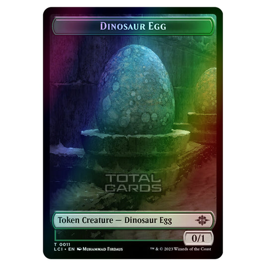 Magic The Gathering - The Lost Caverns of Ixalan - Tokens - Dinosaur Egg - 0011 (Foil)