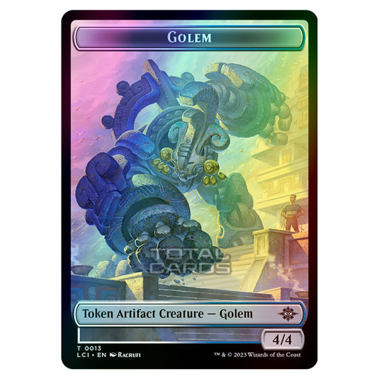 Magic The Gathering - The Lost Caverns of Ixalan - Tokens - Golem - 0013 (Foil)