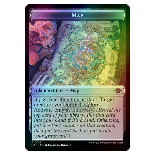 Magic The Gathering - The Lost Caverns of Ixalan - Tokens - Map - 0017 (Foil)